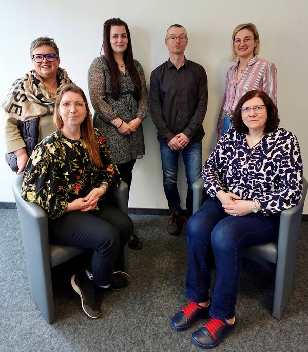 Gruppe der Fallmanagerinnen und Fallmanager im Jobcenter Vogtland
